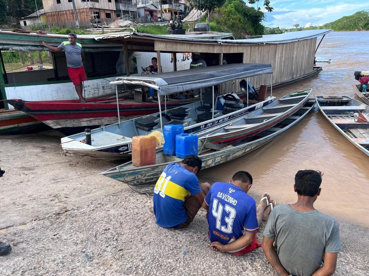 Polícia prende o trio no interior do Acre