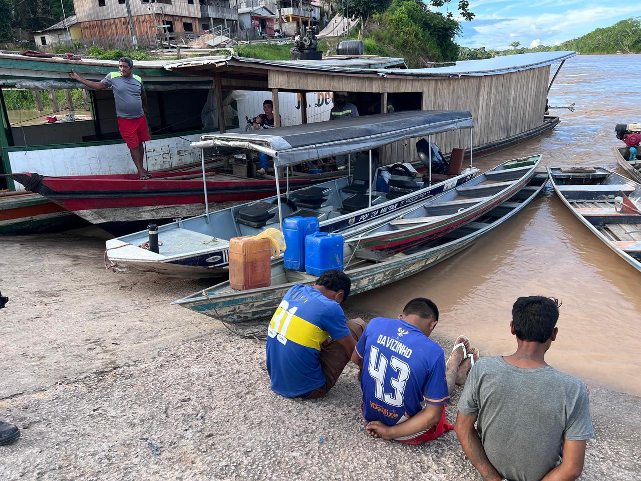 Polícia prende o trio no interior do Acre