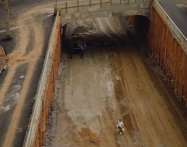 Governo entra em trend viral com drone para mostrar megaestrutura do viaduto da Ceará