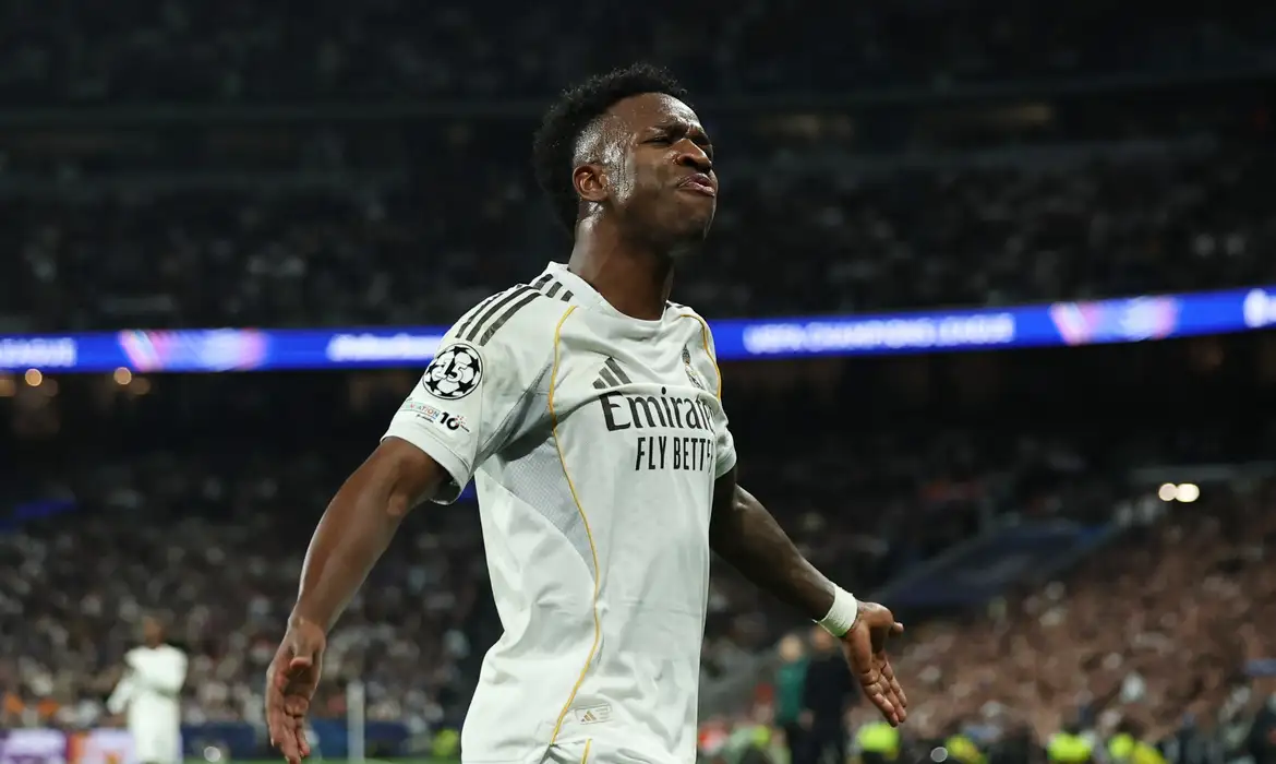 O atacante brasileiro Vinicius Júnior