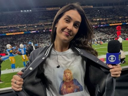 uberlandia-rejeita-mocao-contra-reporter-da-globo-por-camiseta-de-taylor-swift-no-lugar-de-jesus