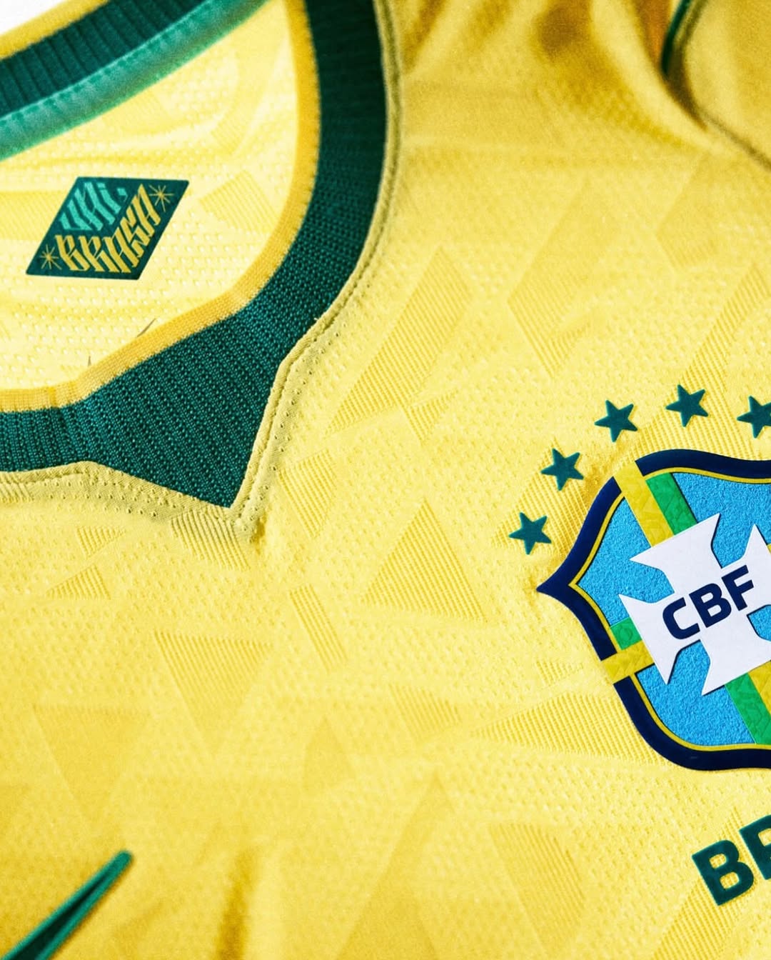 Confira os detalhes da nova camisa amarela da Seleção para a Copa 2026
