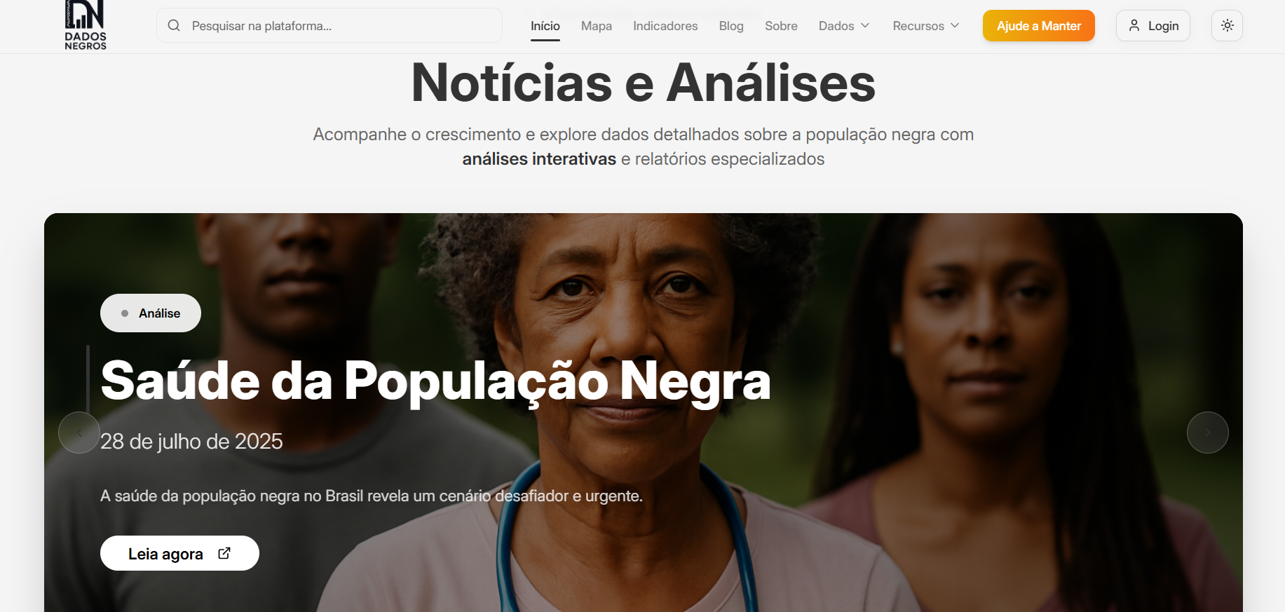 Plataforma criada por Teddy Falcão 