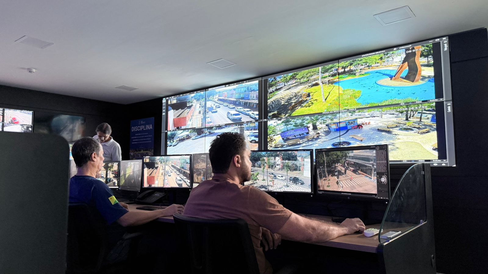 O novo centro dispõe de acesso a quase 450 câmeras
