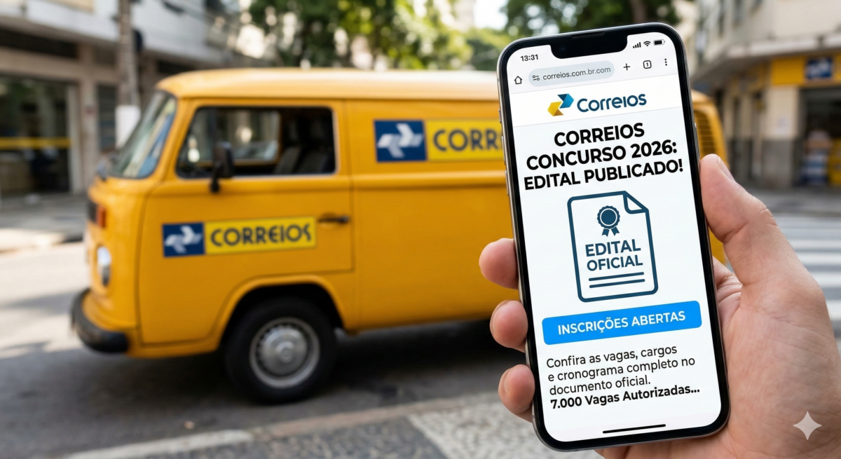 Edital do Concurso Correios 2026 é o mais aguardado do ano.