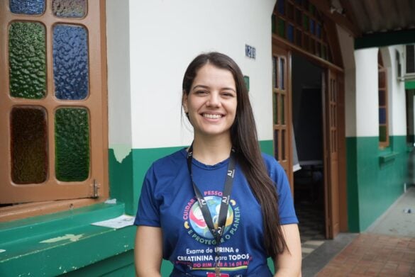 Carla Nadir é nutricionista do Hospital do Rim