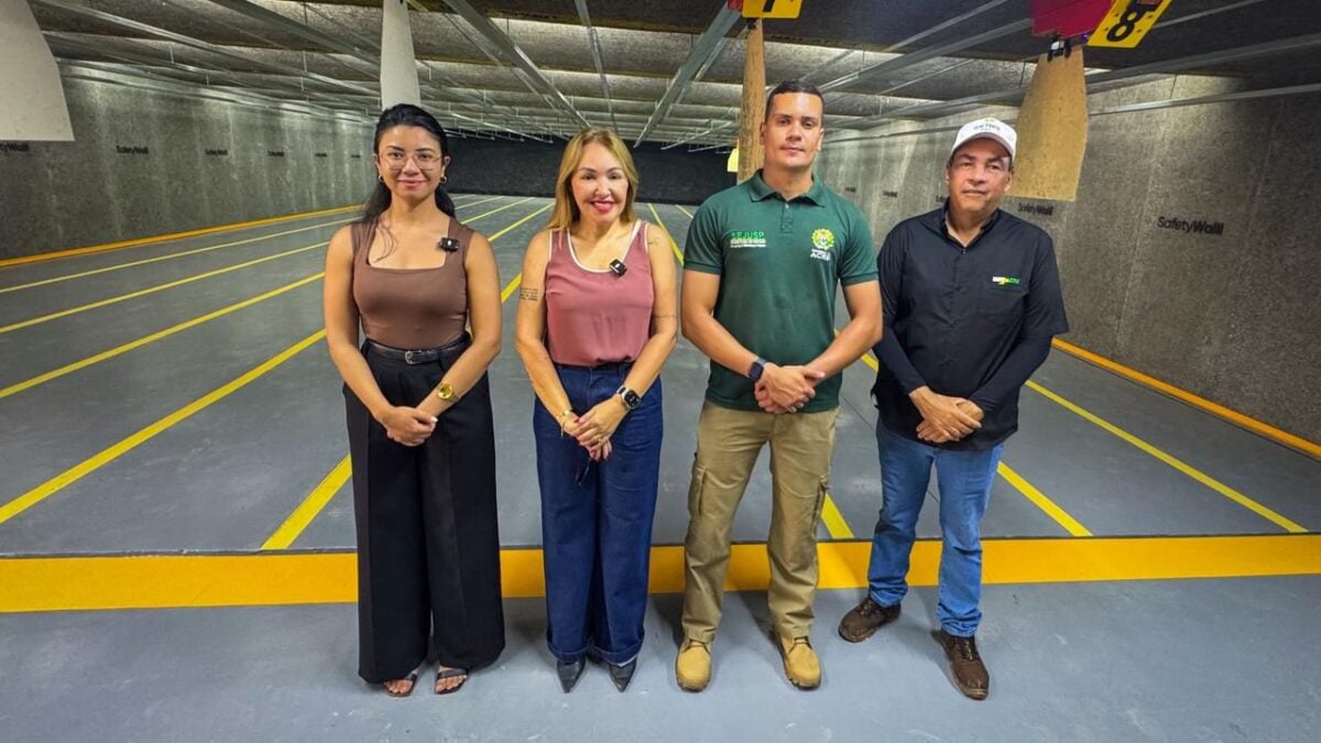 Obras do estande de tiro do Cieps avançam