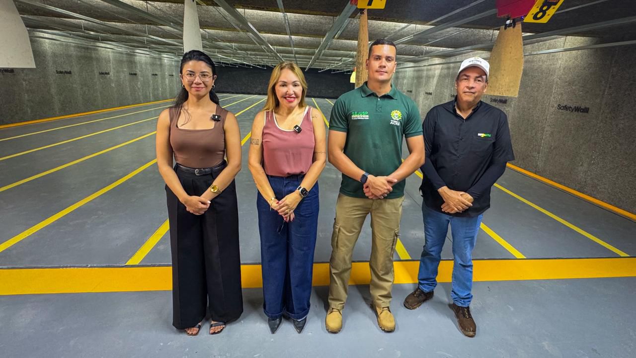 Obras do estande de tiro do Cieps avançam