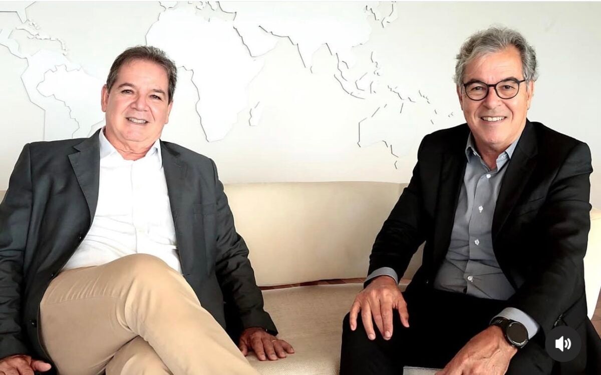 Tião e Jorge Viana durante encontro em Brasília