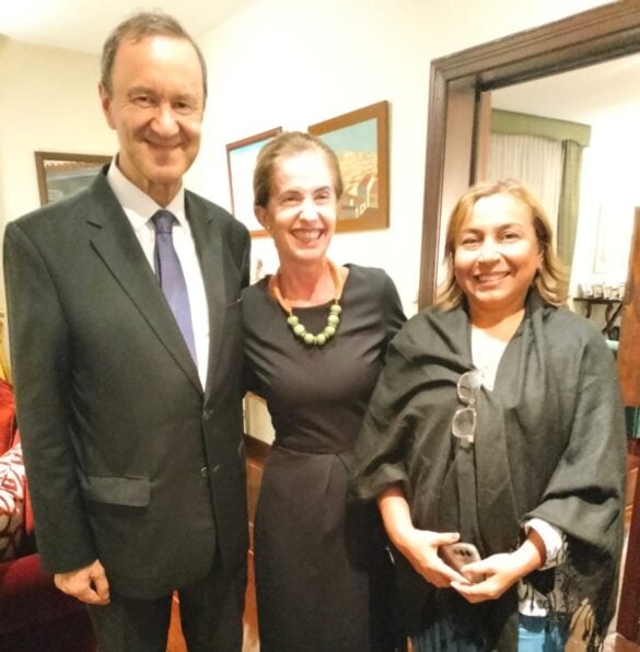 Jantar na casa do Embaixador em Bogotá