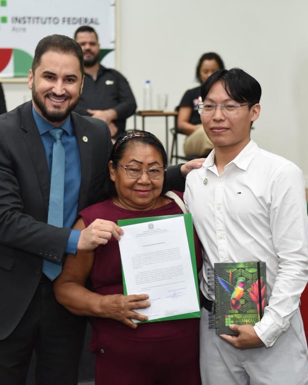 Muru é atualmente mestrando no Programa de Pós-Graduação em Letras