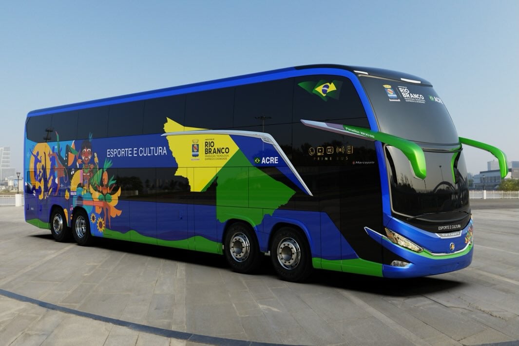 O ônibus foi adquirido com recursos próprios