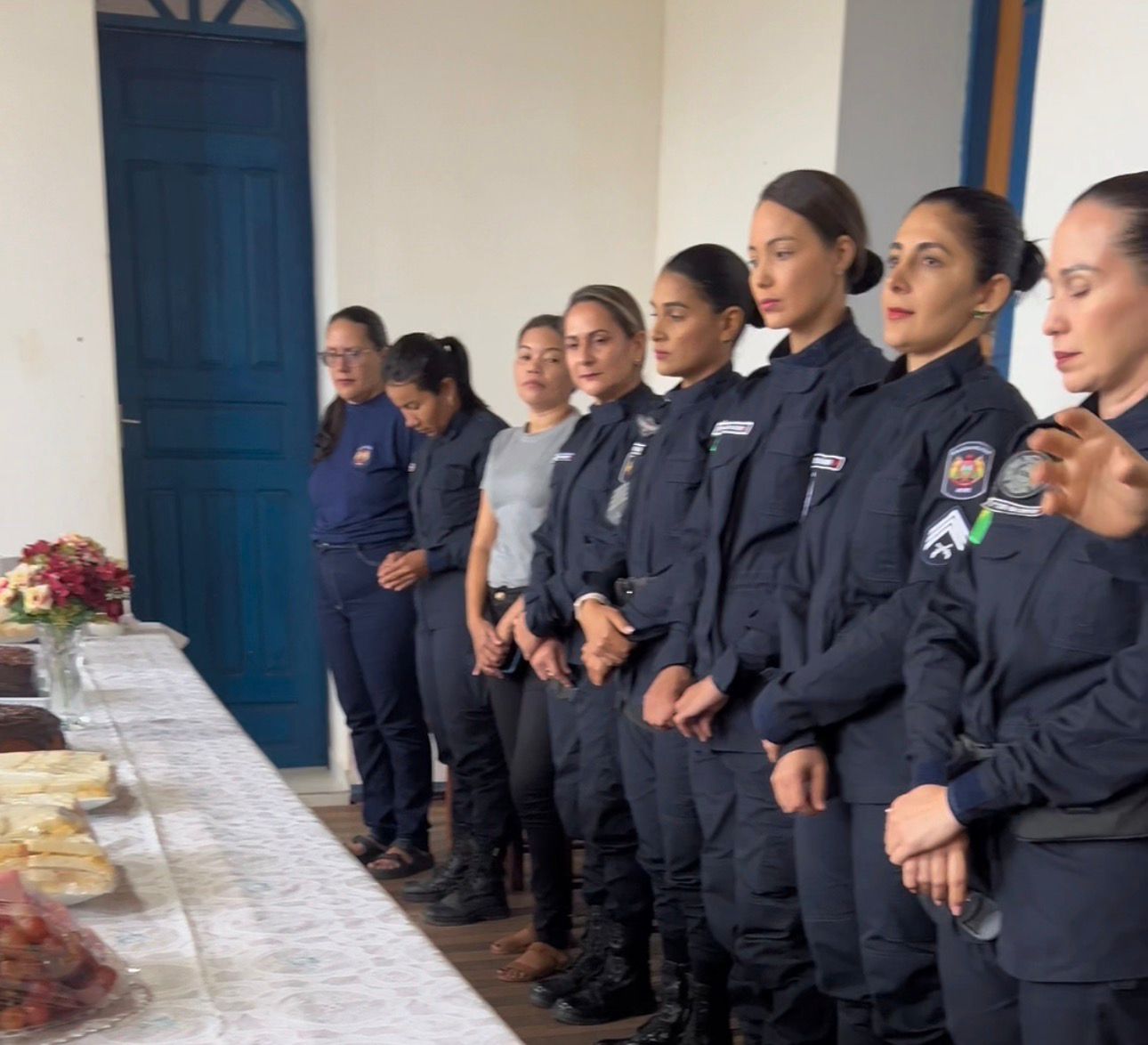 8º BPM promove café da manhã em homenagem às policiais femininas