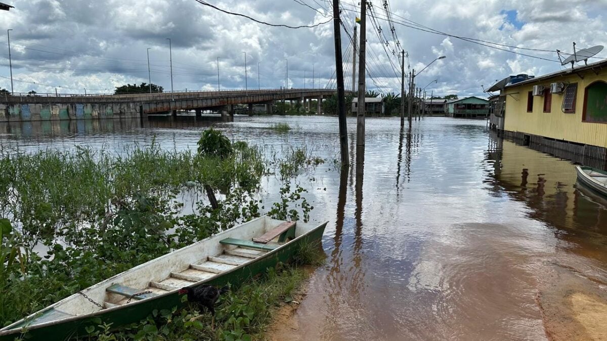 Rio Juruá volta a subir em Cruzeiro do Sul e atinge 10,50 metros
