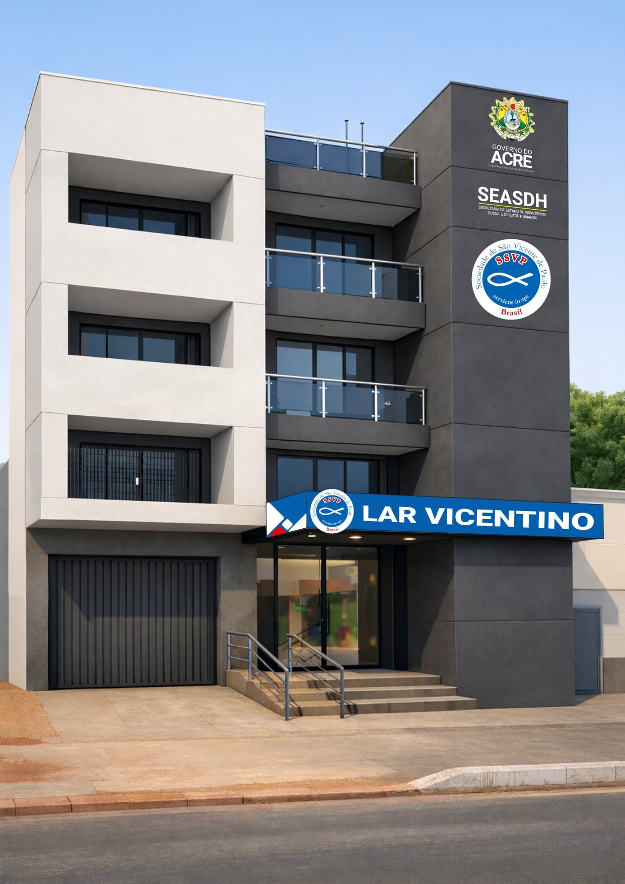 Governo inaugura espaço provisório para acolhimento de idosos enquanto sede do Lar Vicentino passa por reforma