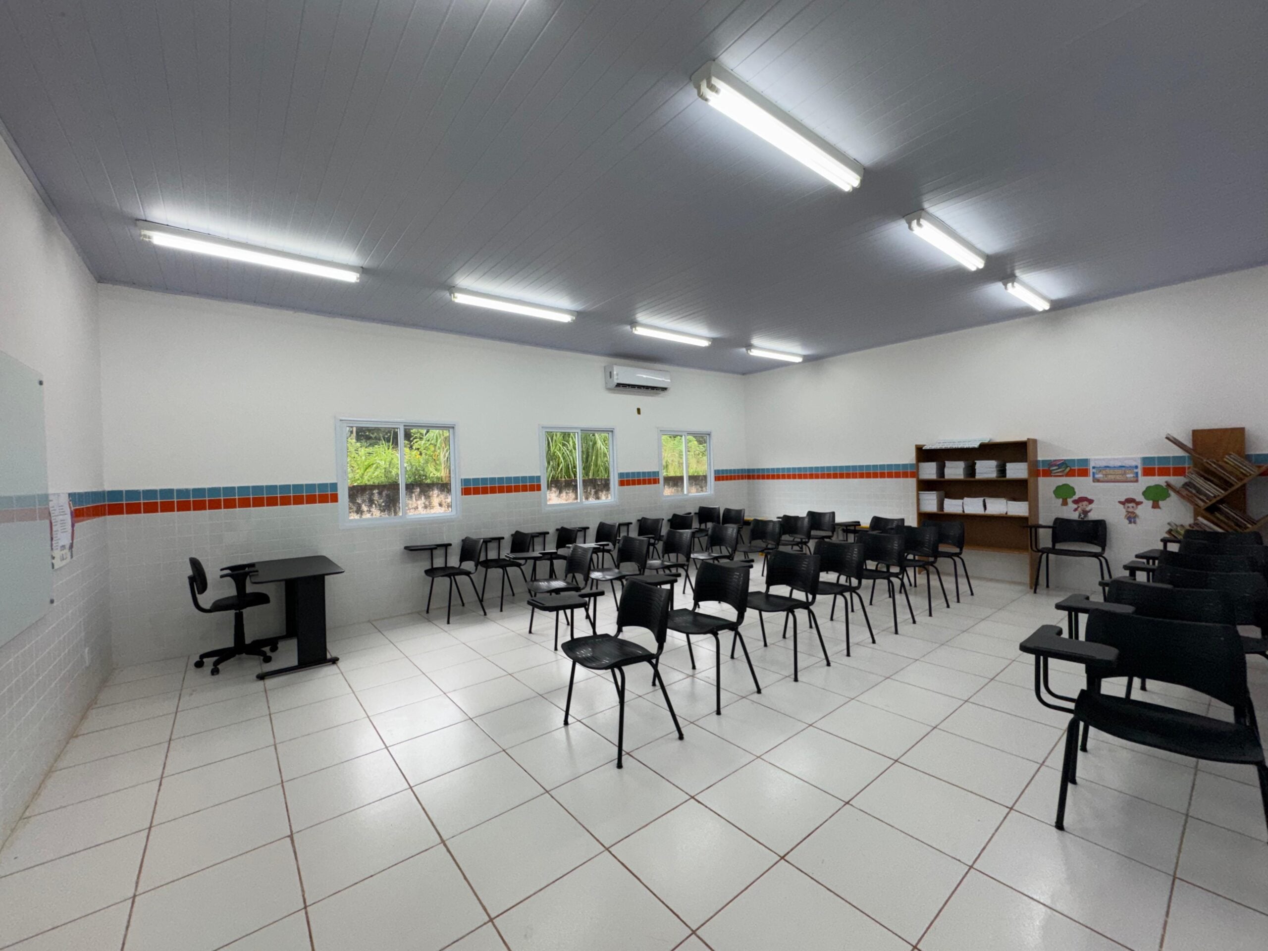 A escola atenderá quase 200 alunos do ensino fundamental I e II