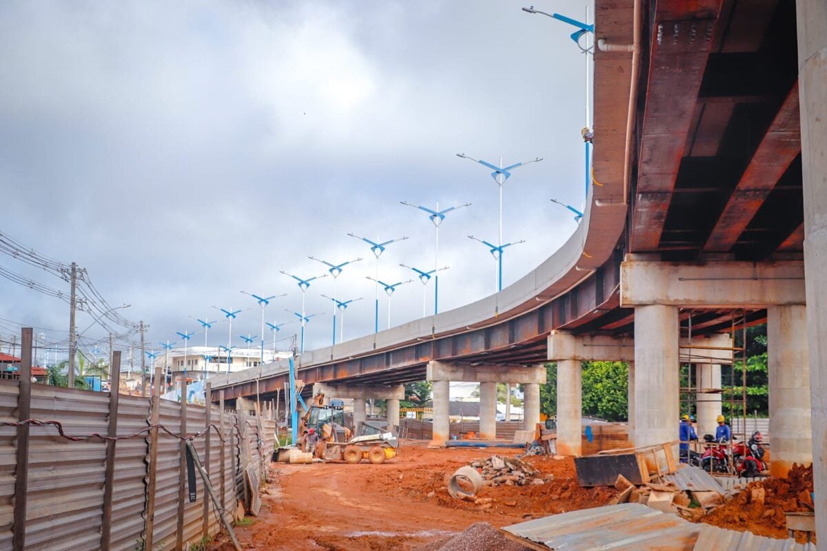Viaduto da AABB será entregue na próxima semana