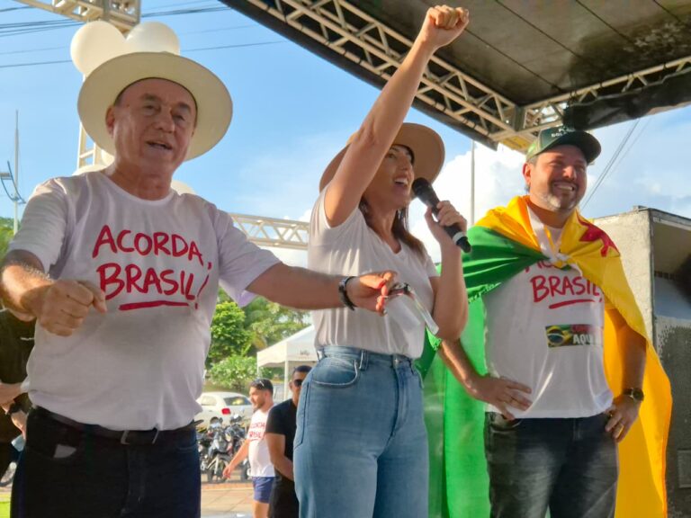 Primeira-dama Kellen Bocalom defende “despertar da consciência” em ato da direita