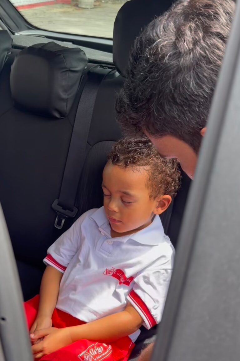 Menino finge dormir para escapar da escola e vídeo diverte nas redes sociais