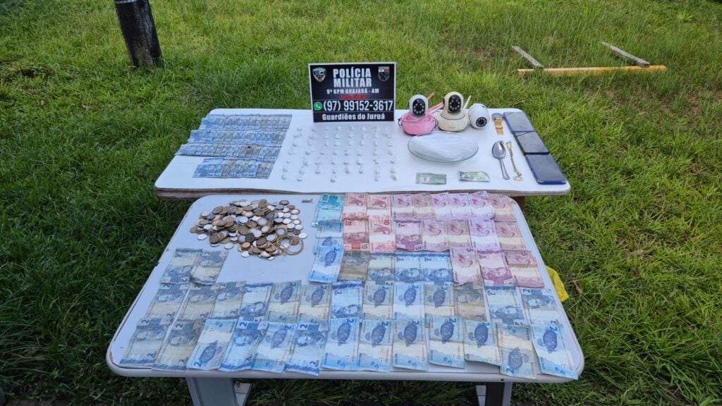 Polícia prende dois homens por tráfico de drogas durante operação em Guajará, no Amazonas