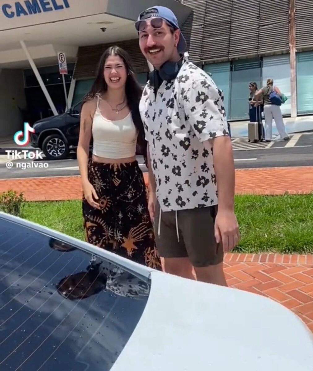 Jovem de Cruzeiro do Sul compartilha encontro com namorado que veio do Alasca para conhecê-la