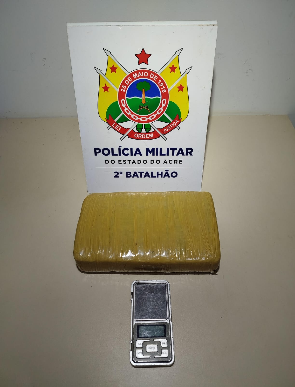 Polícia apreende 1 quilo de skunk em residência abandonada no Segundo Distrito de Rio Branco