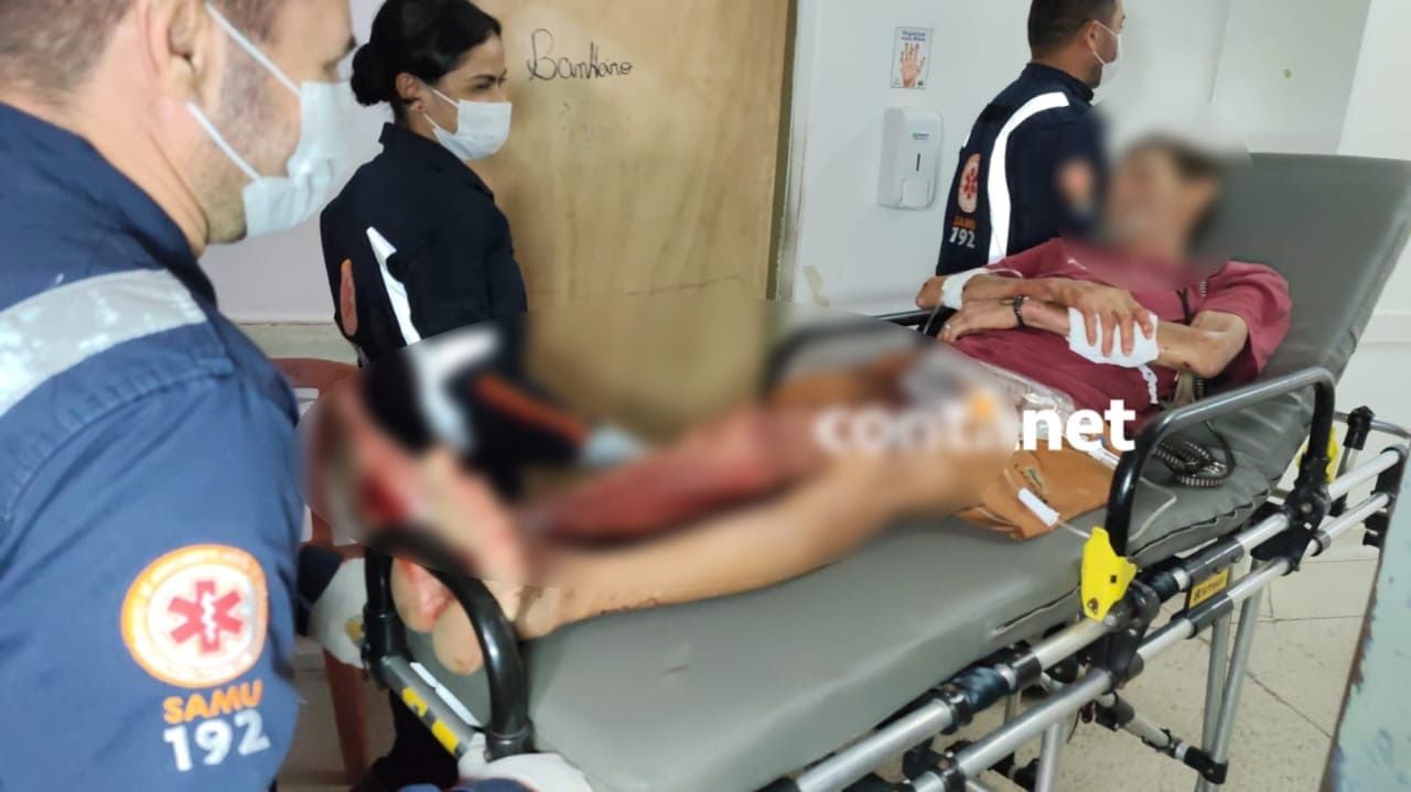 Idoso de 65 anos é esfaqueado na virilha durante discussão em via pública