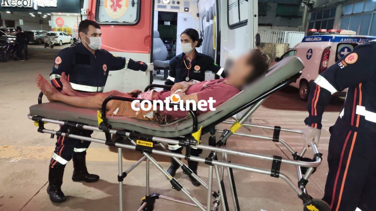 Idoso de 65 anos é esfaqueado na virilha durante discussão em via pública