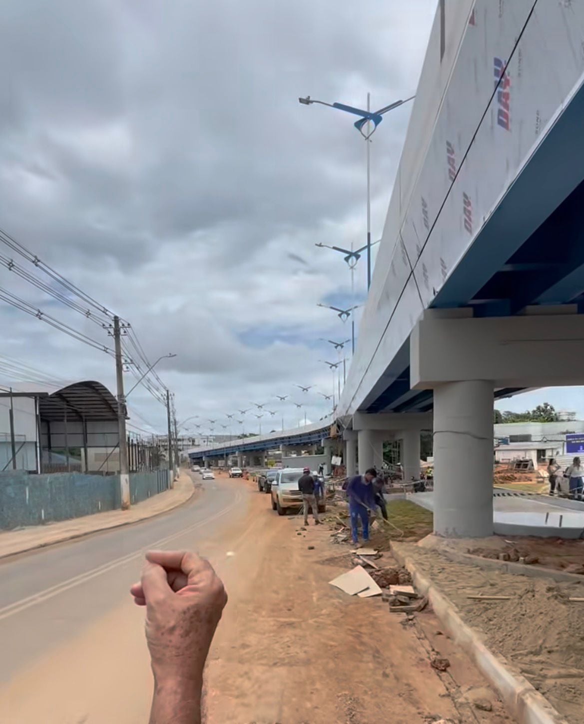 Prefeito mostra avanços do viaduto Mamedio Bittar e confirma inauguração para o dia 20