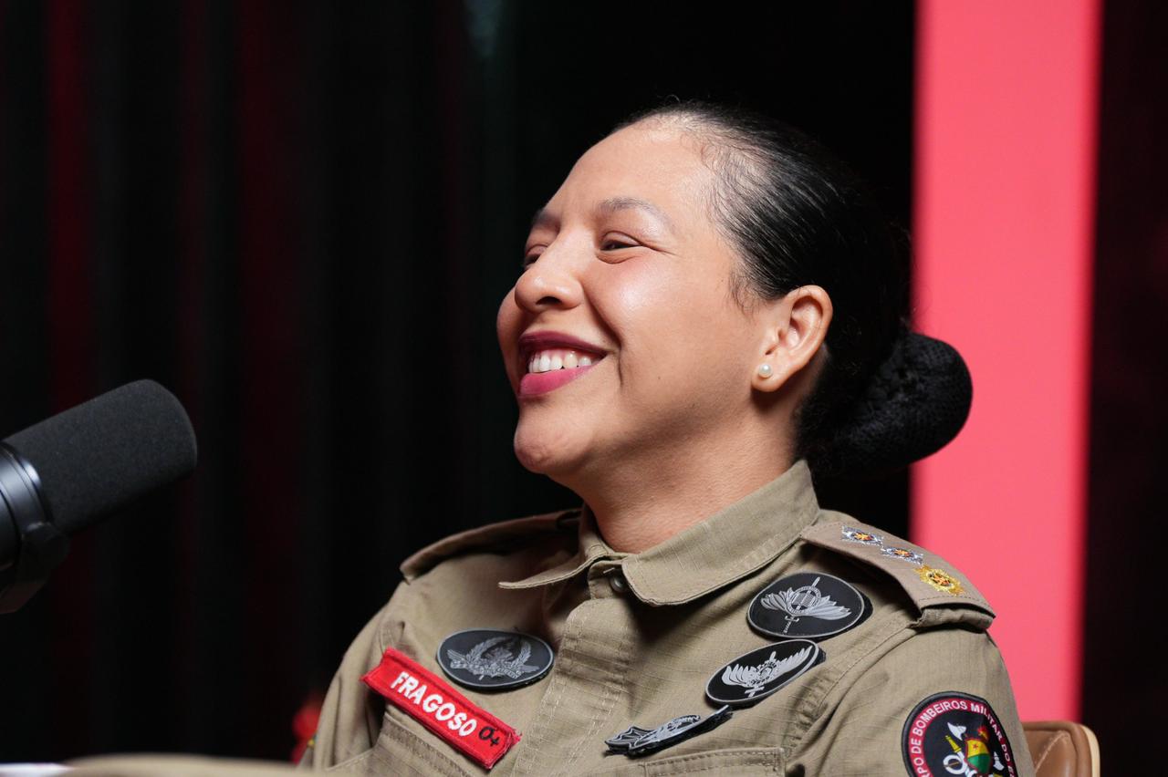 Podcast destaca história inspiradora de oficial do Corpo de Bombeiros do Acre