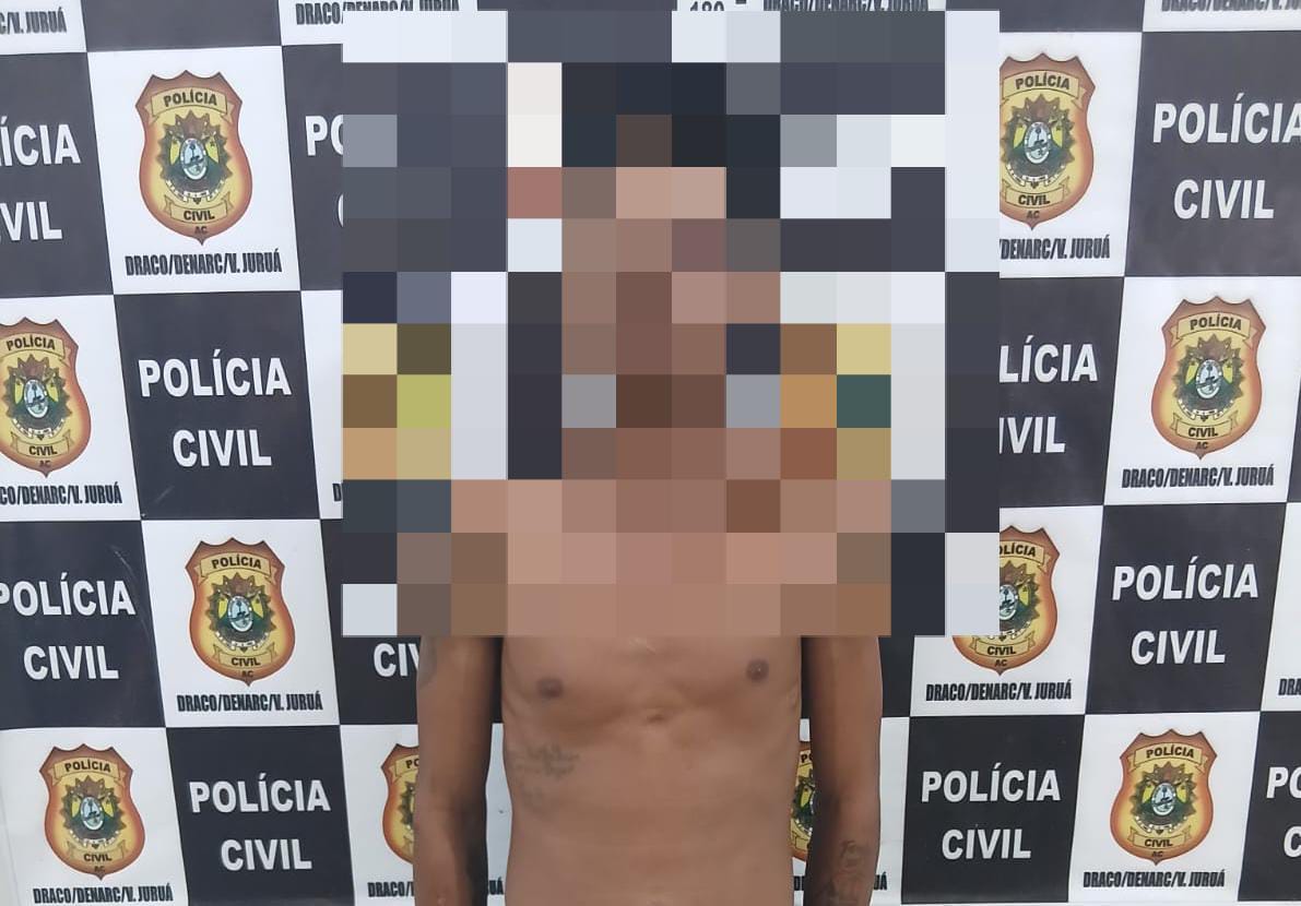 Suspeito de série de furtos e roubos é preso pela Polícia Civil em Cruzeiro do Sul