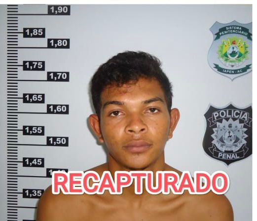 Terceiro fugitivo do presídio Manoel Neri é recapturado; apenas um segue foragido