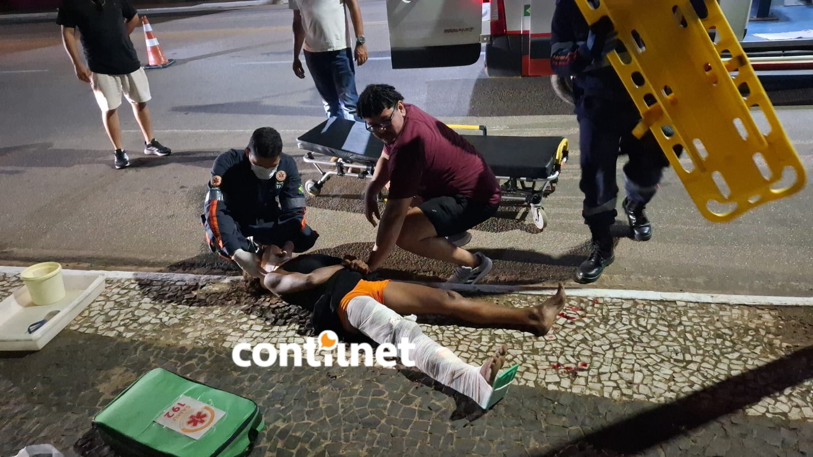 Mulher em situação de rua sofre fraturas graves após atropelamento em Rio Branco
