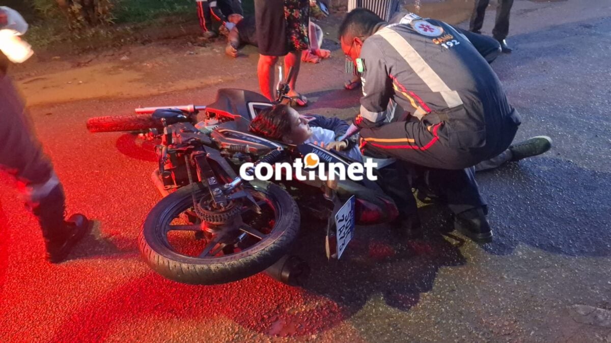 Acidente deixa três pessoas feridas na região da Vila Acre, em Rio Branco