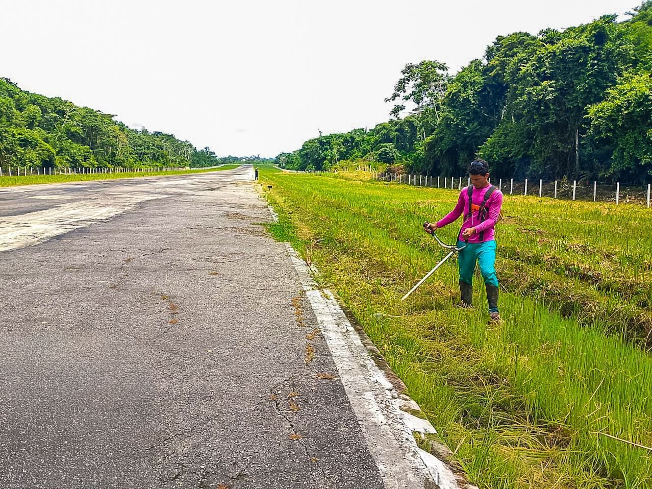 As intervenções ocorrem em aeródromos com movimento regular de aeronaves