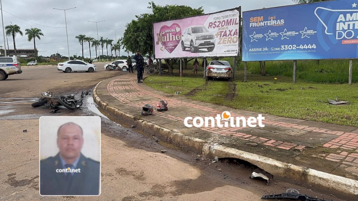 Sargento da reserva abandona carro após acidente e é preso
