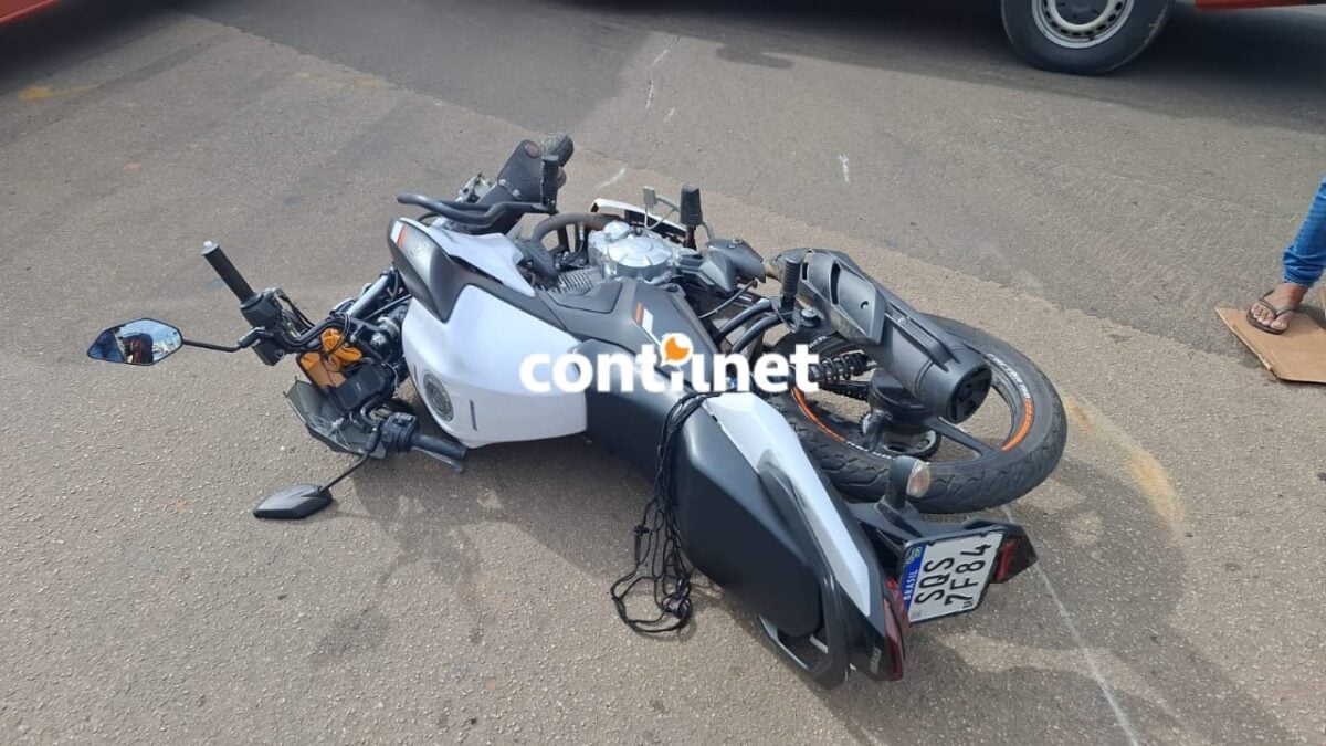 Batida entre motocicletas deixa quatro feridos na Avenida Ceará