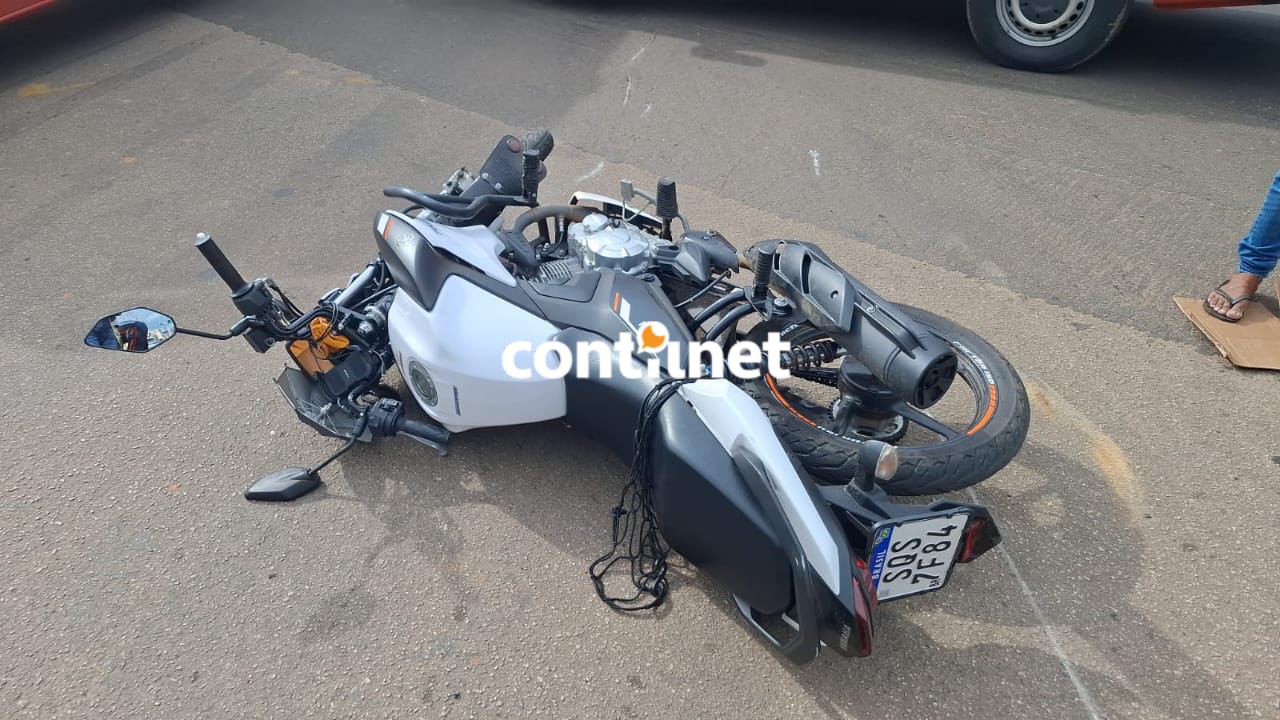 Batida entre motocicletas deixa quatro feridos na Avenida Ceará