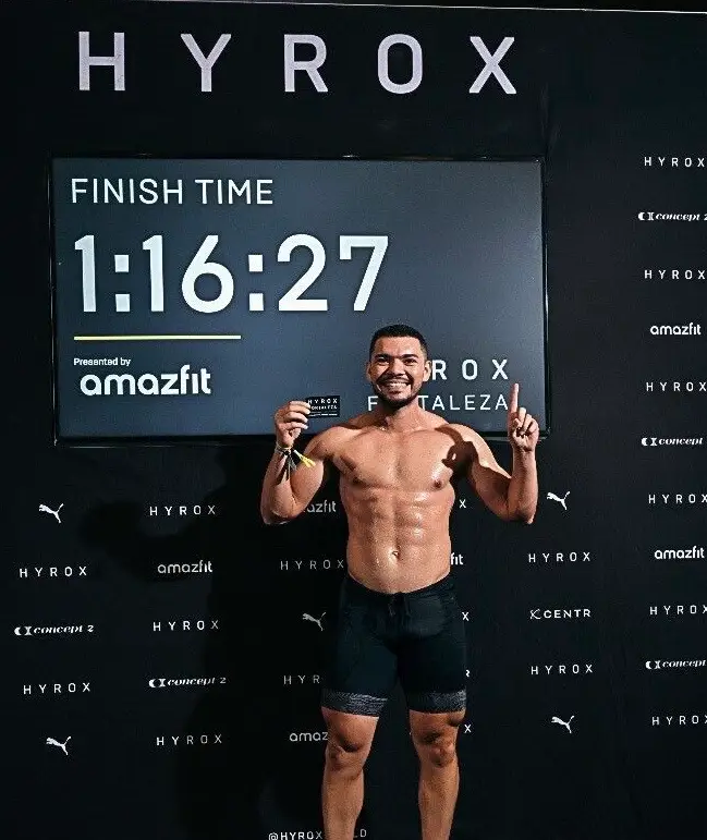 Acreano Uemensor Alencar fica em 13º no Hyrox Brasil