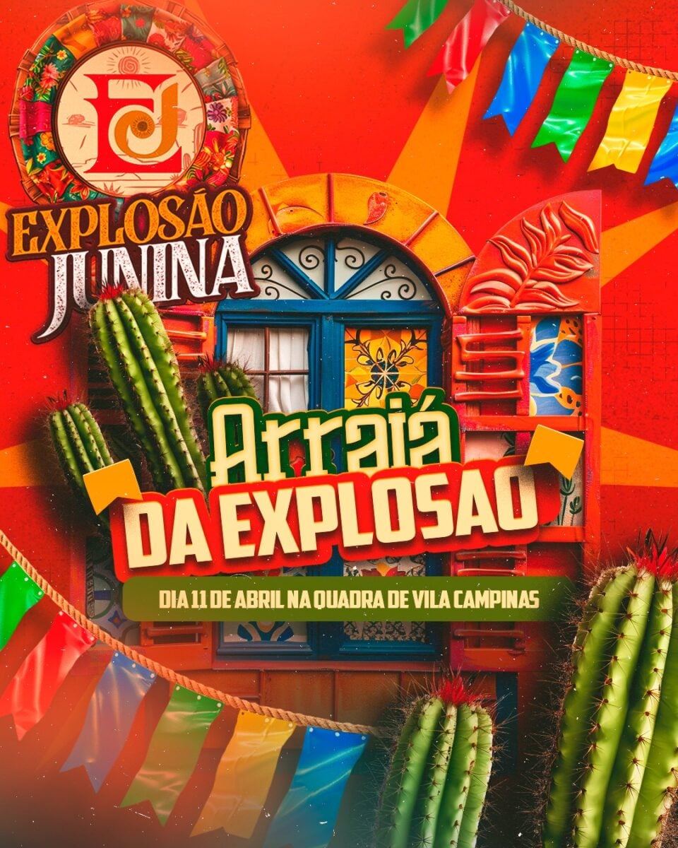 Arraiá da Explosão abre calendário junino com festa