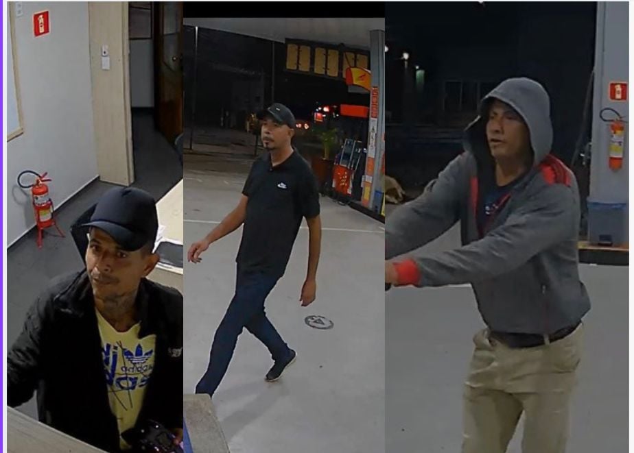 Bandidos assaltam posto de combustível e trancam funcionários
