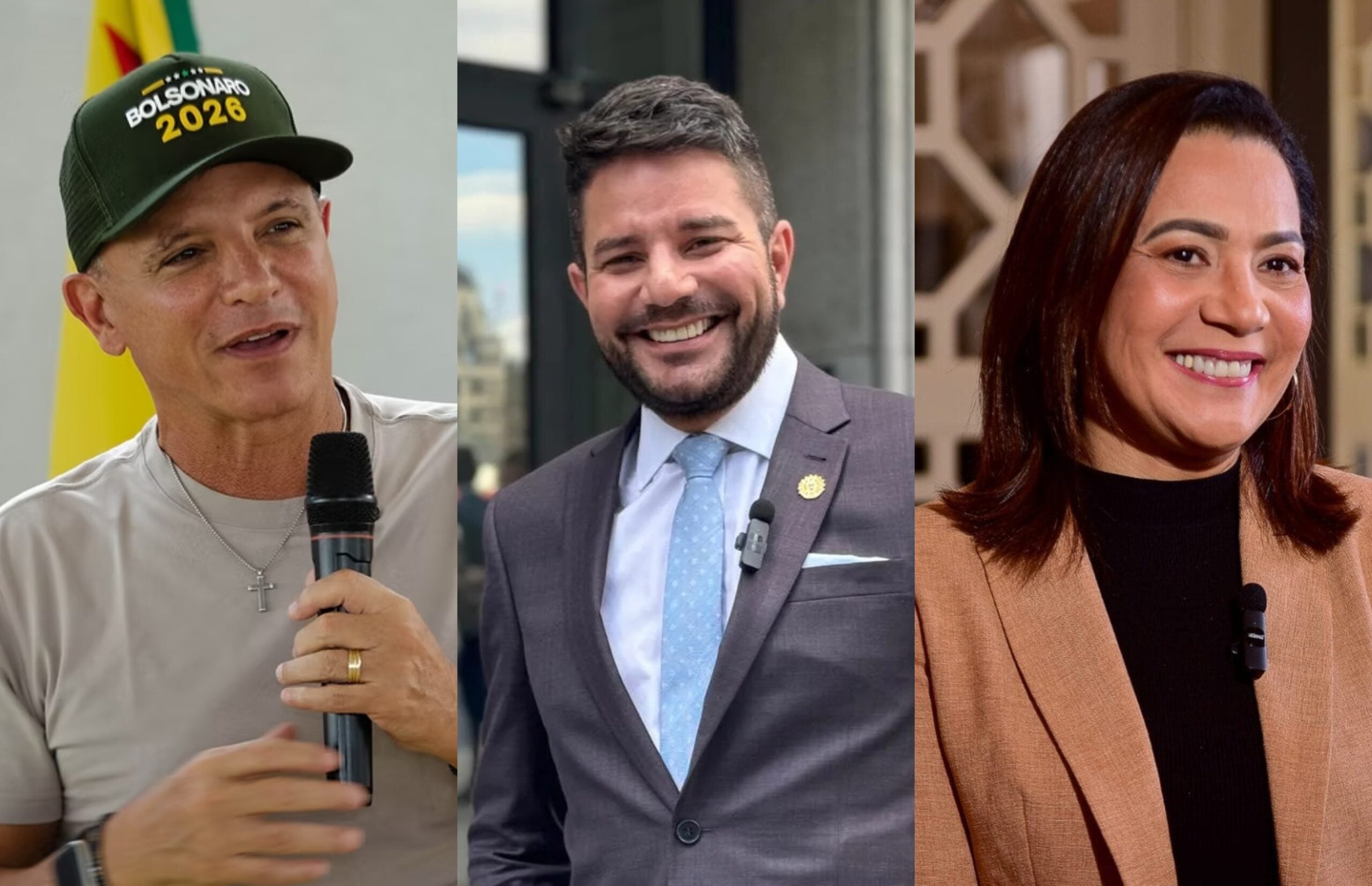 Mailza, Gladson e Bittar/Foto: Reprodução