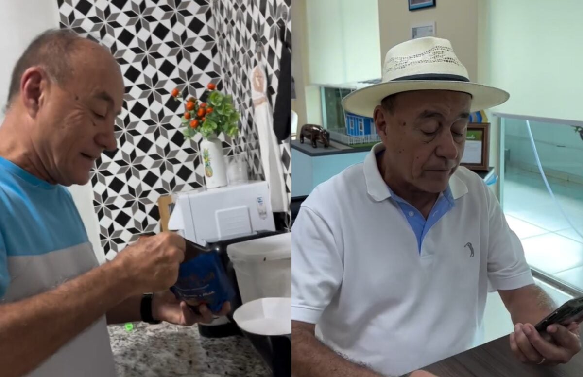 O prefeito mostrou a rotina da manhã em seu Instagram