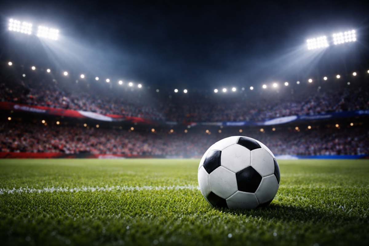 Bola no gramado do Maracanã aguardando o apito inicial para Flamengo x Remo pelo Brasileirão.