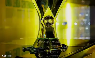 Rafael Ribeiro/CBF/Direitos Reservados taça, troféu, Campeonato Brasileiro, Brasileirão