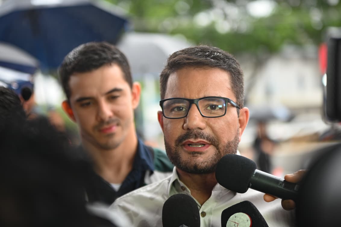 O governador inaugurou a primeira etapa da obra no dia do seu aniversário