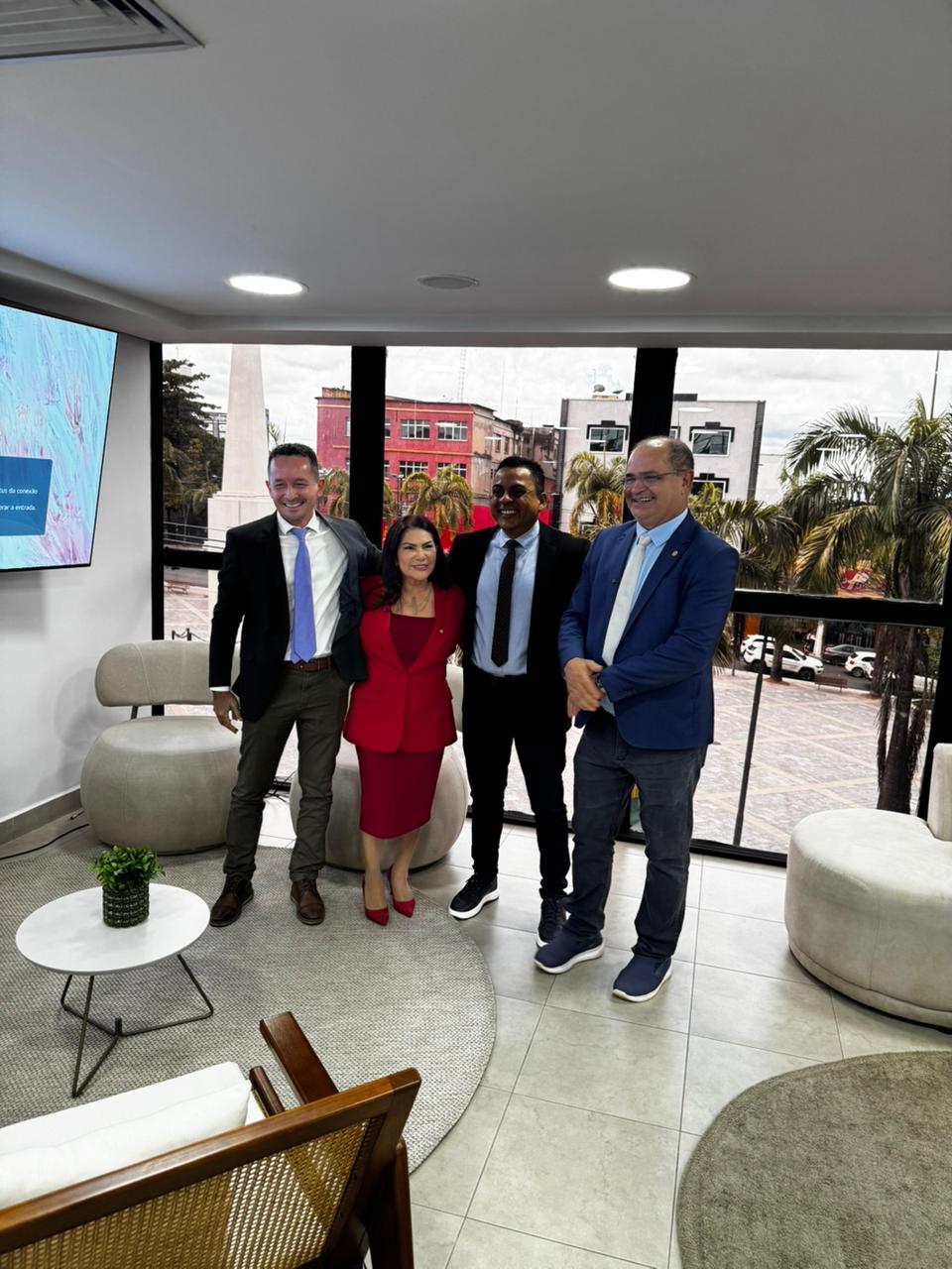 Tanizio e Antônia Sales convidam Adailton e Gilberto Lira para se filiarem ao MDB