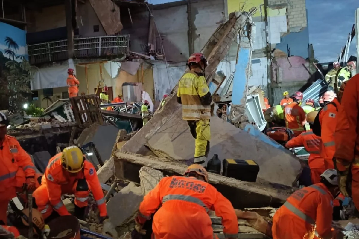 Última vítima de desabamento em lar de idosos é localizada