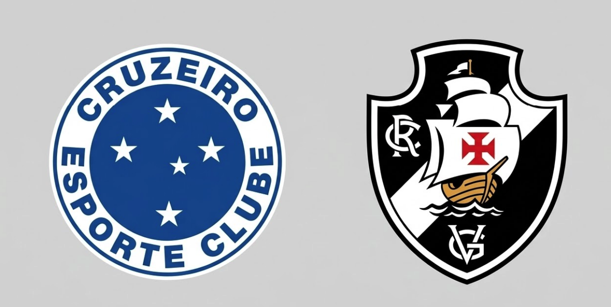 clássico Cruzeiro x Vasco pelo Brasileirão.