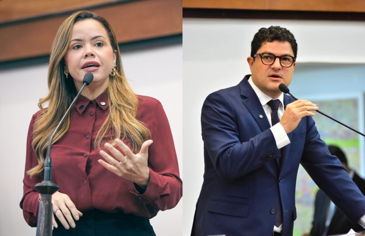 Michelle Melo e Eduardo Ribeiro